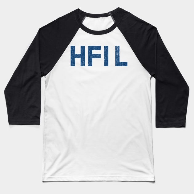 Home For Infinite Losers (Blue) Baseball T-Shirt by huckblade